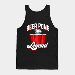 Beer Pong Legend Funny Beirut Beerpong College Tank Top